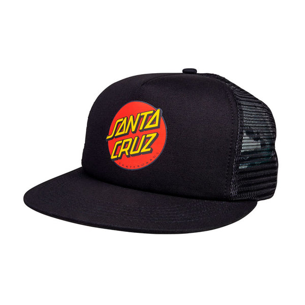 Boné Santa Cruz Dot Mesh Black Trucker Cap