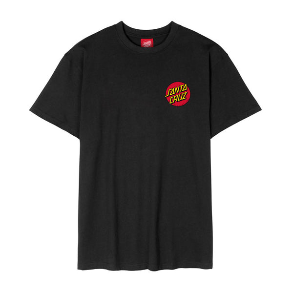 T-shirt Santa Cruz Dot Chest Black