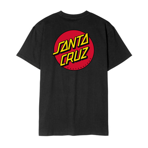 T-shirt Santa Cruz Dot Chest Black