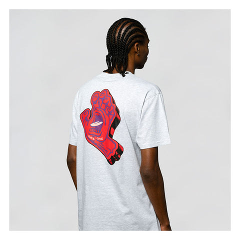 T-shirt Santa Cruz Screaming Foam Hand Athetic Heathert