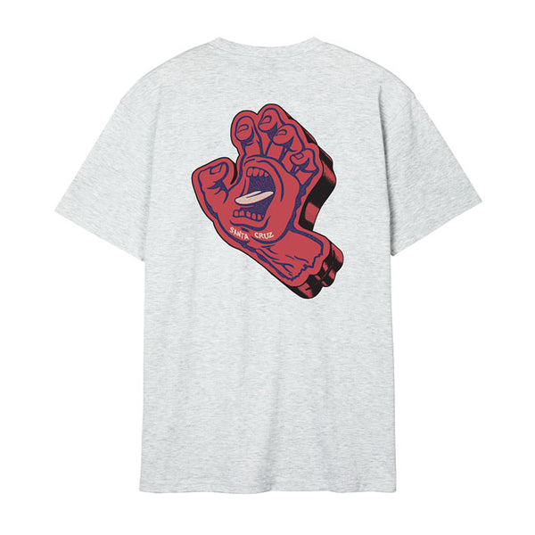 T-shirt Santa Cruz Screaming Foam Hand Athetic Heathert