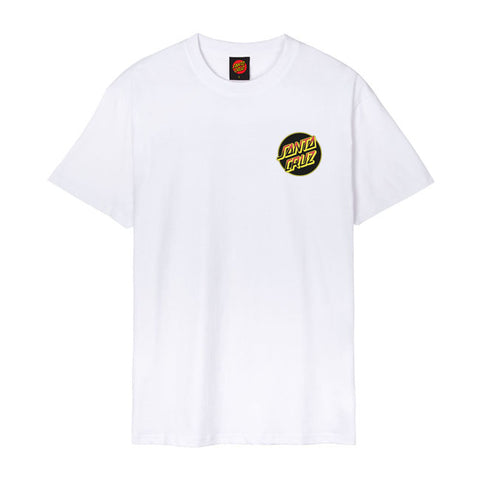 T-shirt Santa Cruz Kendall Wolf Dot White