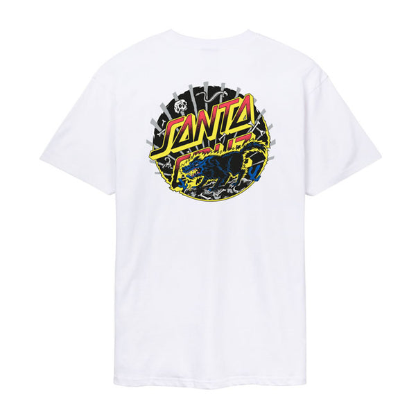 T-shirt Santa Cruz Kendall Wolf Dot White