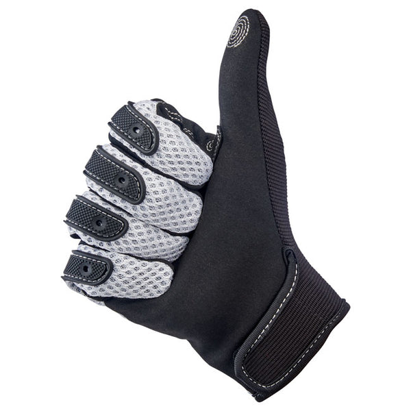 Luvas Biltwell Gloves White Black