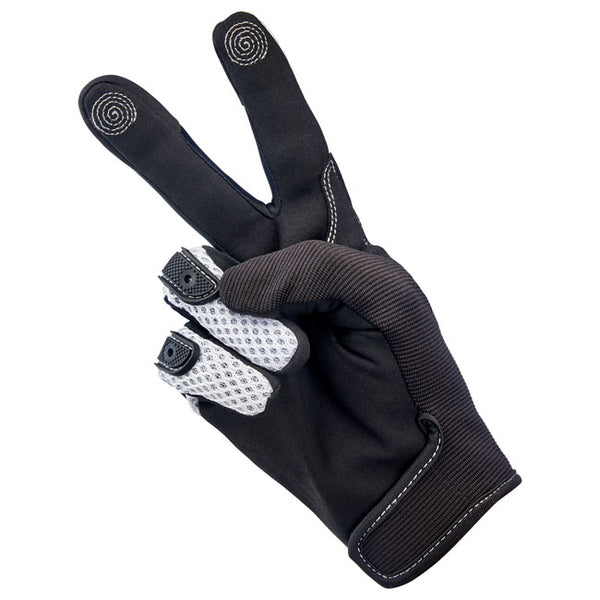 Luvas Biltwell Gloves White Black