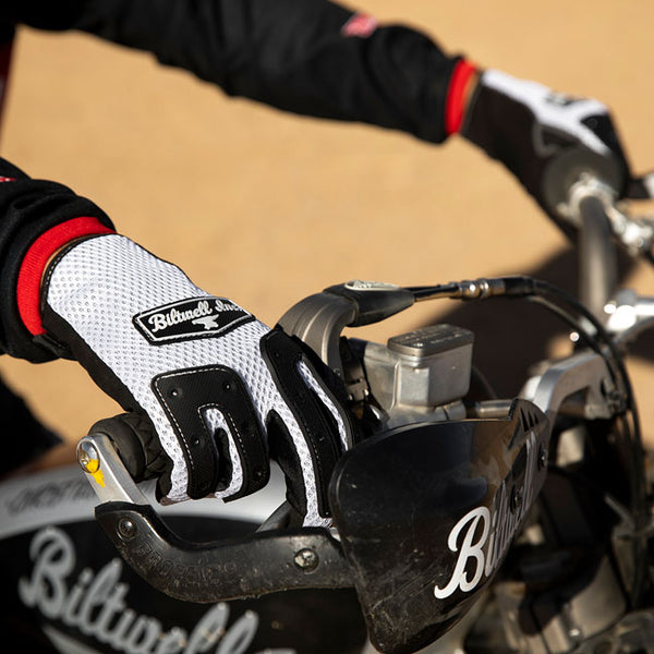 Luvas Biltwell Gloves White Black