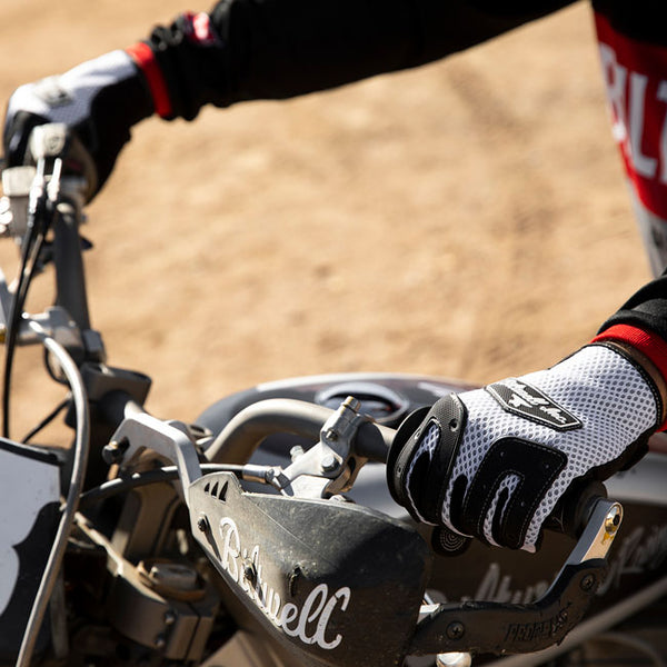 Luvas Biltwell Gloves White Black