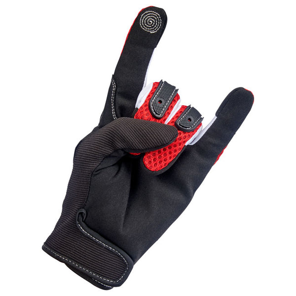 Luvas Biltwell Anza Gloves Red Black