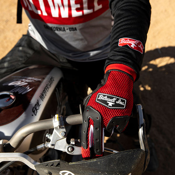 Luvas Biltwell Anza Gloves Red Black