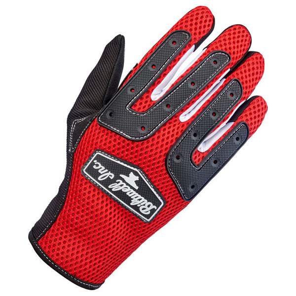 Luvas Biltwell Anza Gloves Red Black