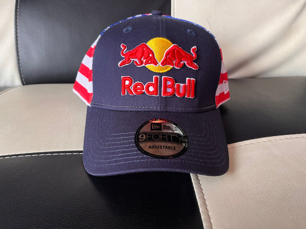 Boné Cap Trucker Red Bull Chapéu Redbull F1 Sponsor Sports