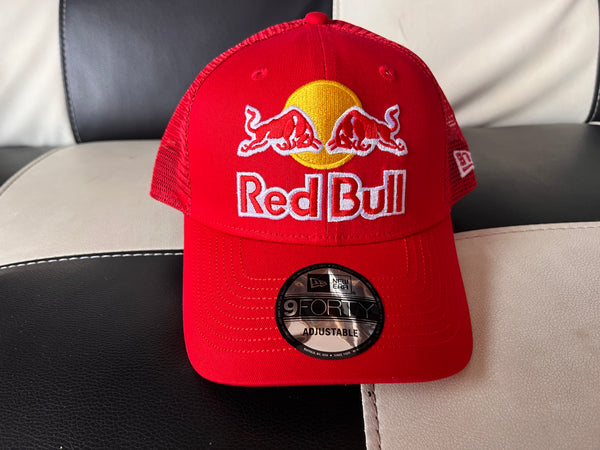 Boné Cap Trucker Red Bull Chapéu Redbull F1 Sponsor Sports