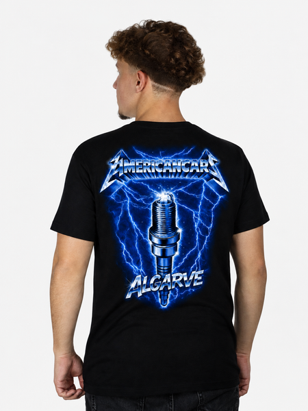 T-shirt Americancars Algarve Ride the Lightning