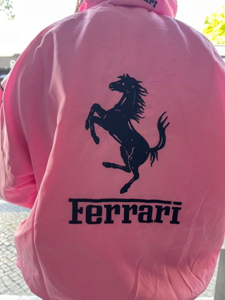 Casaco Blusão Ferrari F-1 Racing Jacket Cor Rosa