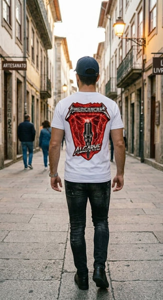 T-shirt Americancars Algarve Ride the Lightning