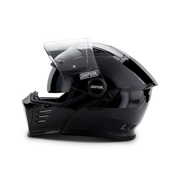 Capacete Simpson Modular Darksome Helmet Black Metal