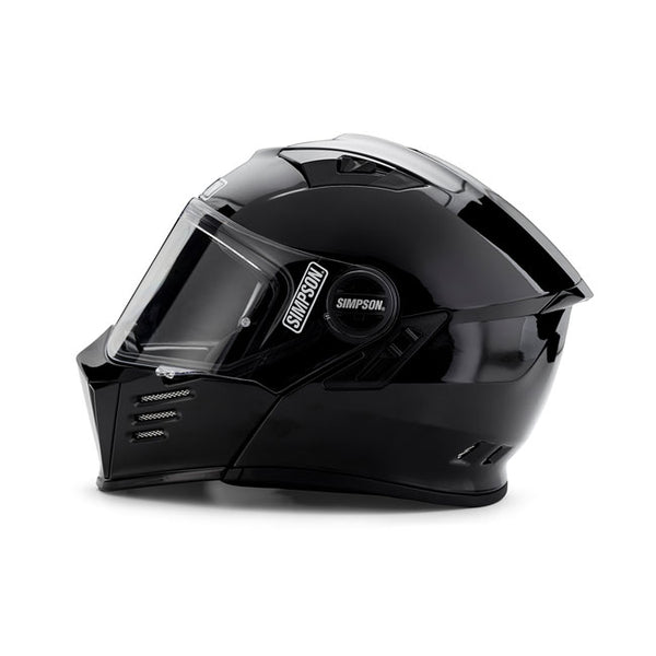 Capacete Simpson Modular Darksome Helmet Black Metal