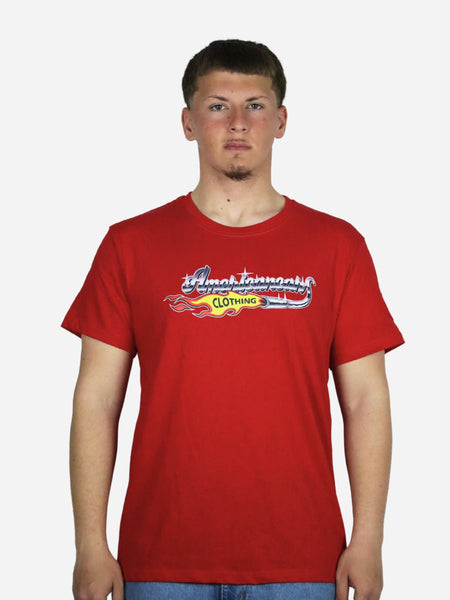 T-shirt Americancars Clothing Red