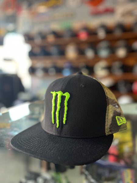 Boné New Era Snapback Monster Energy Chapéu Drink Trucker Cap Hat