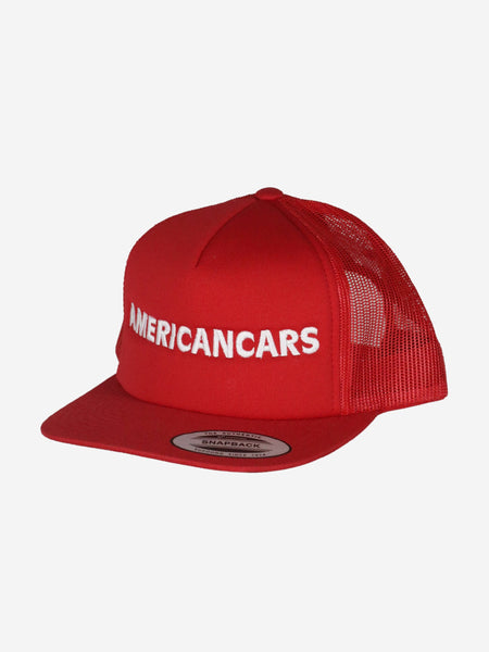 Boné Cap Trucker Americancars Algarve Red Bordado