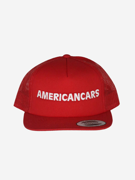 Boné Cap Trucker Americancars Algarve Red Bordado