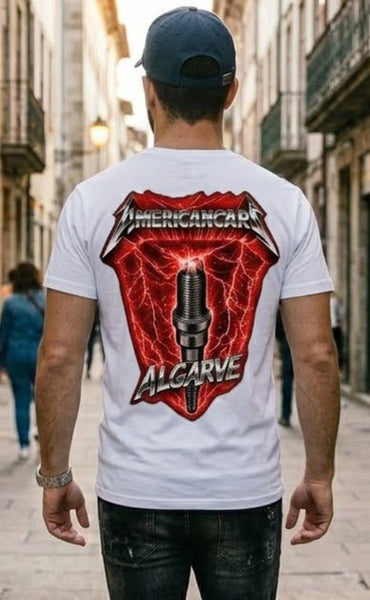 T-shirt Americancars Algarve Ride the Lightning