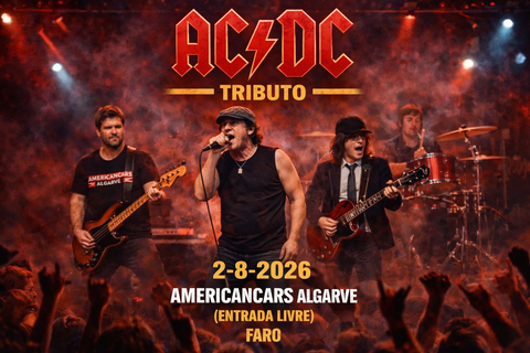 AC/DC Tributo | Faro 2 Agosto 2026 | Americancars Algarve