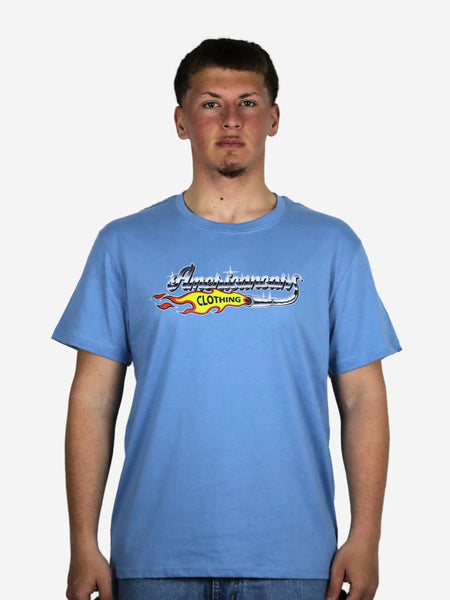 T-shirt Americancars Clothing Baby Blue