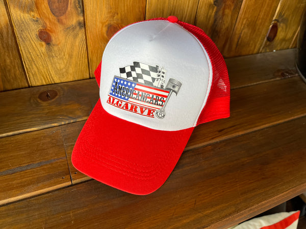 Boné Americancars Algarve Vermelho  Trucker Cap