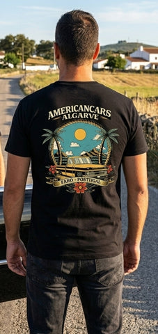 T-shirt Americancars Algarve Beach Place