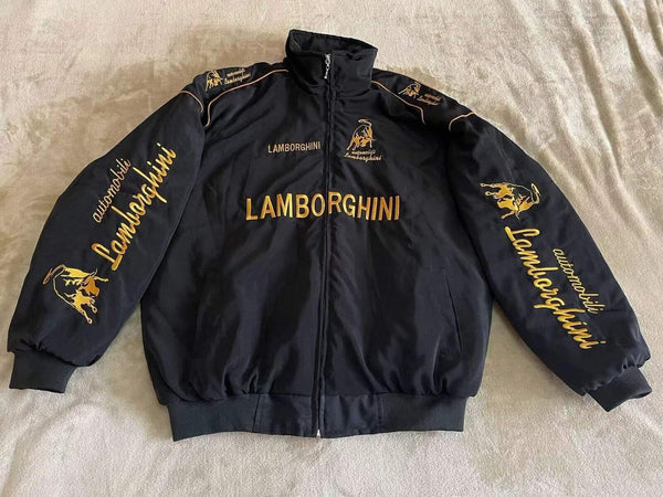 Jacket Lamborghini Racing Racing/Bomber Casaco Blusão Corridas Carros Automoveis Super Car