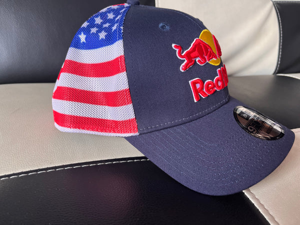 Boné Cap Trucker Red Bull Chapéu Redbull F1 Sponsor Sports