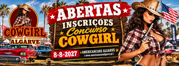 Concurso Cowgrils Algarve 8 Agosto 2027 Americancars Algarve