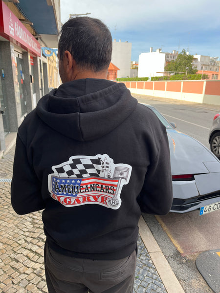 Hoodie Sweat Gorro Classic Logo Americancars Algarve