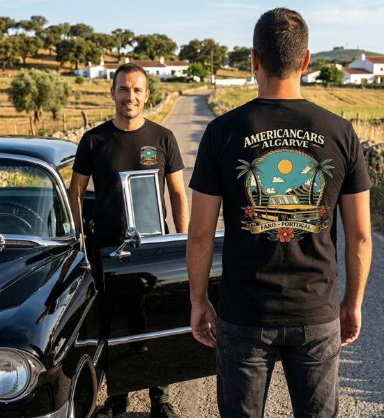 T-shirt Americancars Algarve Beach Place