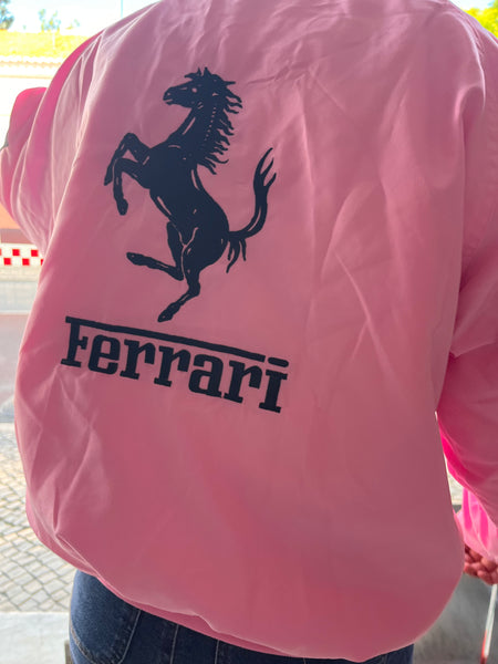 Casaco Blusão Ferrari F-1 Racing Jacket Cor Rosa
