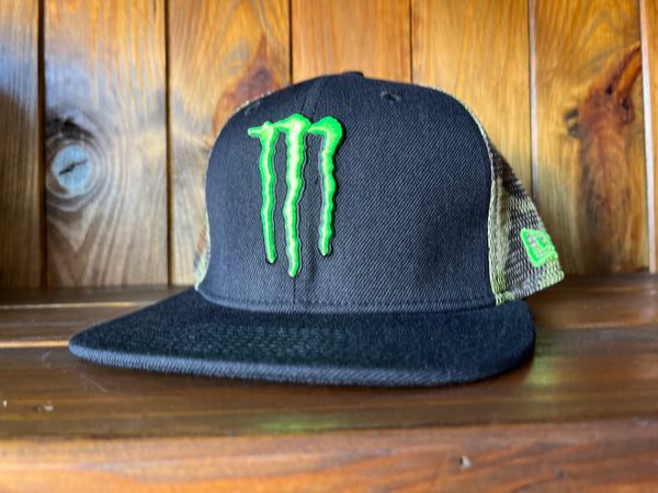 Boné New Era Snapback Monster Energy Chapéu Drink Trucker Cap Hat