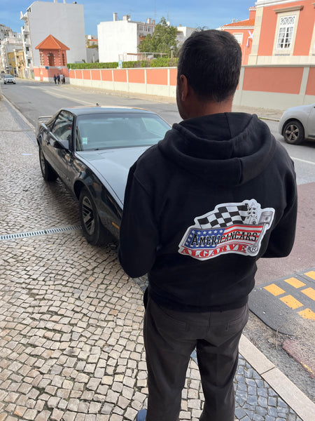 Hoodie Sweat Gorro Classic Logo Americancars Algarve