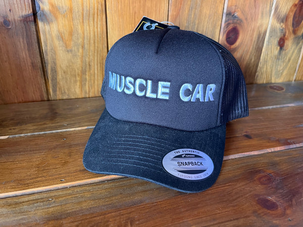 Boné Cap Trucker Muscle Car Bordado
