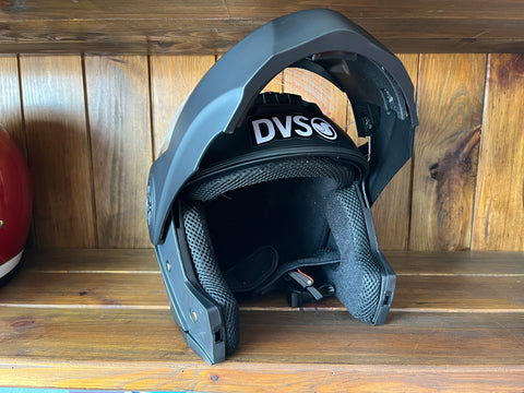 Capacete DVS Modelar Race Tech helmet black