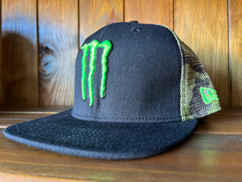 Boné New Era Snapback Monster Energy Chapéu Drink Trucker Cap Hat