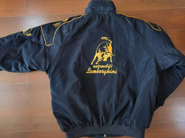 Jacket Lamborghini Racing Racing/Bomber Casaco Blusão Corridas Carros Automoveis Super Car