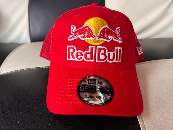 Boné Cap Trucker Red Bull Chapéu Redbull F1 Sponsor Sports