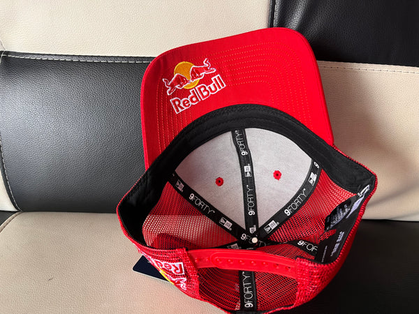 Boné Cap Trucker Red Bull Chapéu Redbull F1 Sponsor Sports