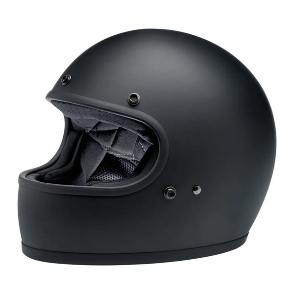 Capacete Biltwell Gringo Flat black DOT ECE
