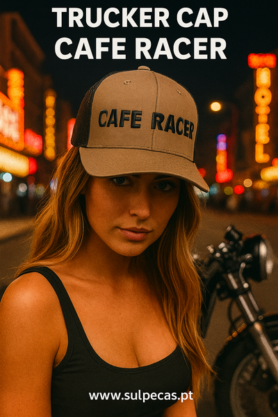 Boné Cap Trucker Cafe Racer