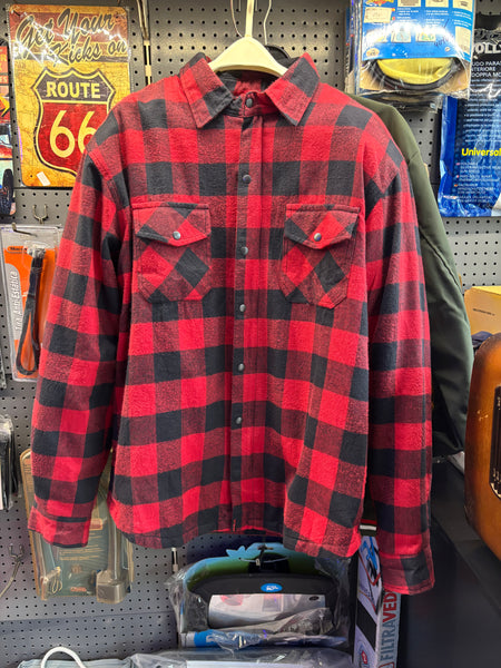 Blusão Flanela Estilo Camisa c/proteções
