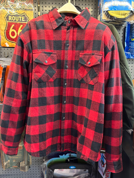 Blusão Flanela Estilo Camisa c/proteções