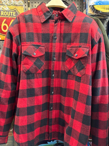 Blusão Flanela Estilo Camisa c/proteções