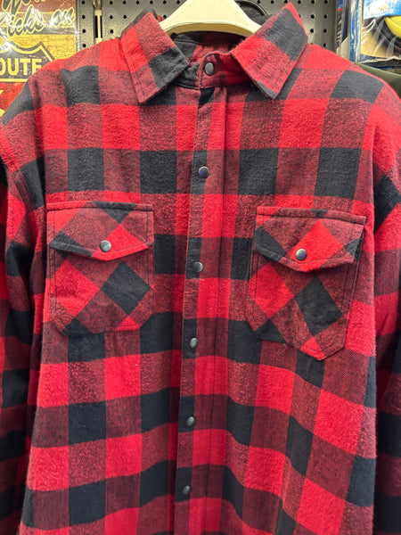 Blusão Flanela Estilo Camisa c/proteções